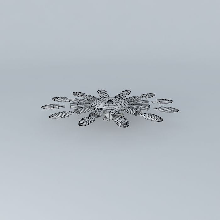 Flower USB stick Free 3D model_4
