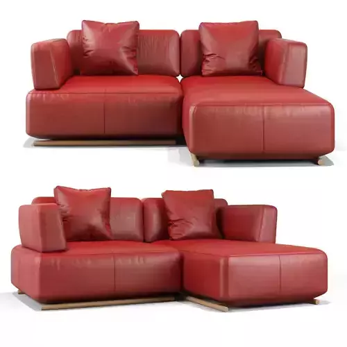 Natuzzi Cava sofa 2 3D model