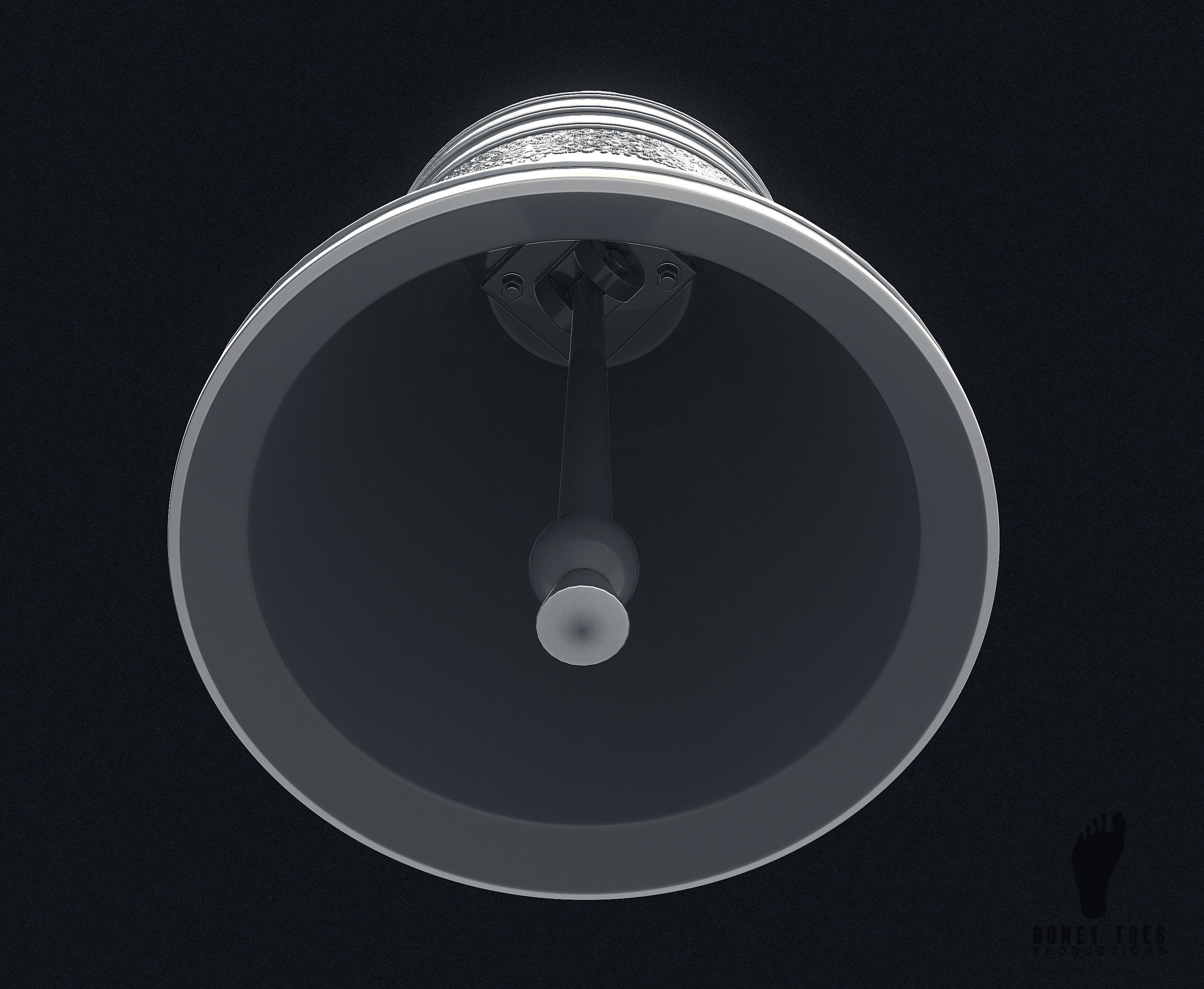 Decorative 3D Bell 3D model_3