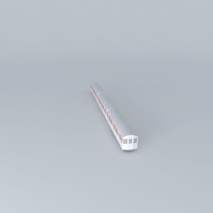 Train,Subway car Free 3D model_2