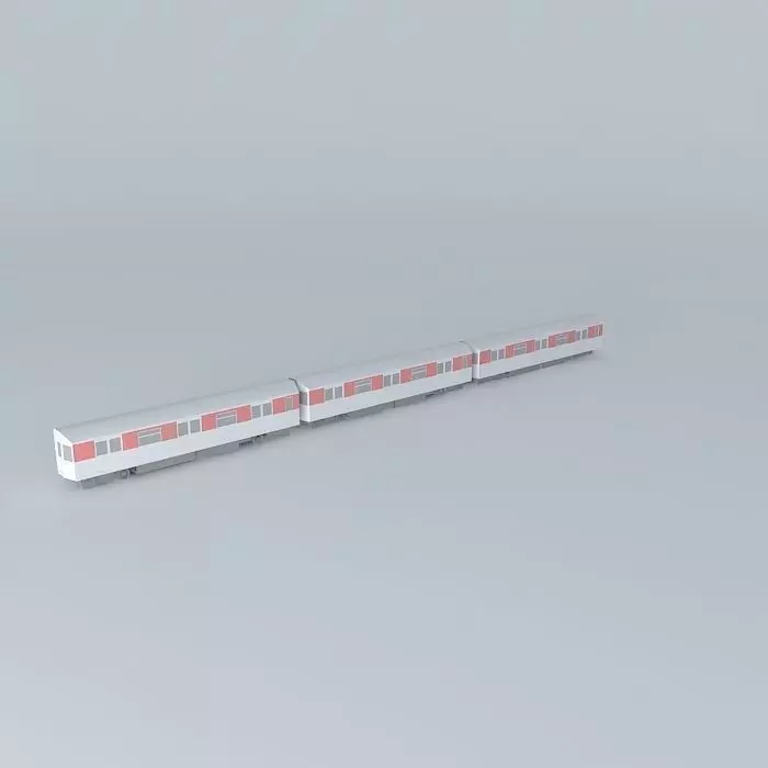 Train,Subway car Free 3D model_0