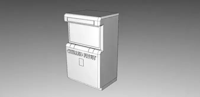Retro Vending Machine 3D print model