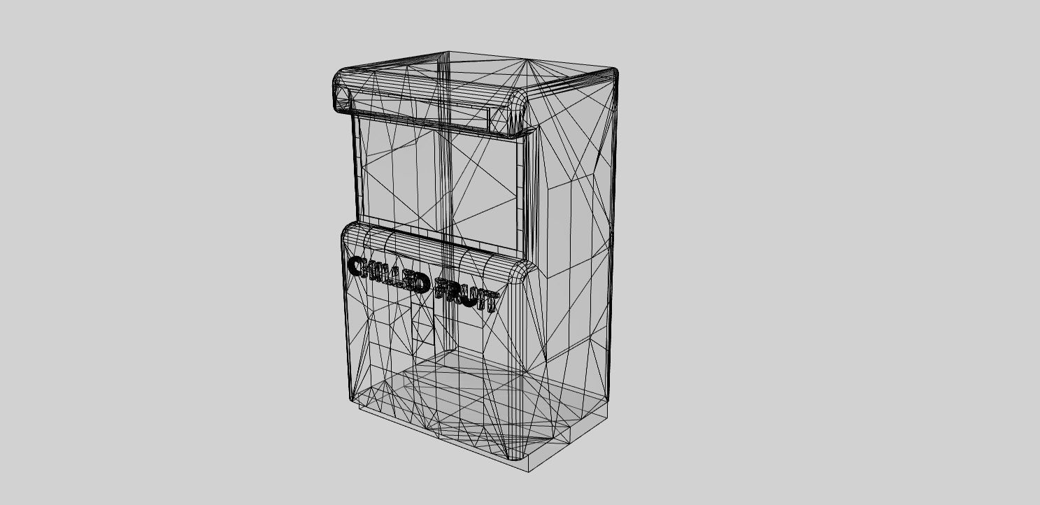 Retro Vending Machine 3D print model_3