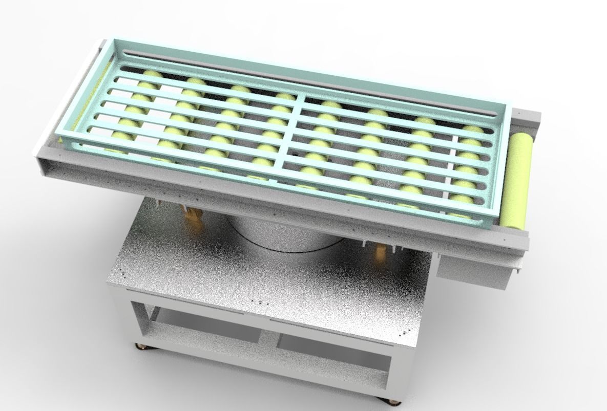 Rotating conveyor 3D model_1