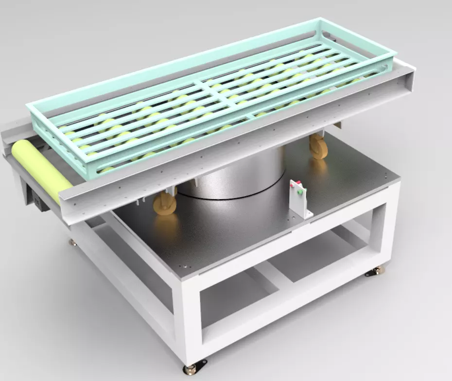 Rotating conveyor 3D model_0