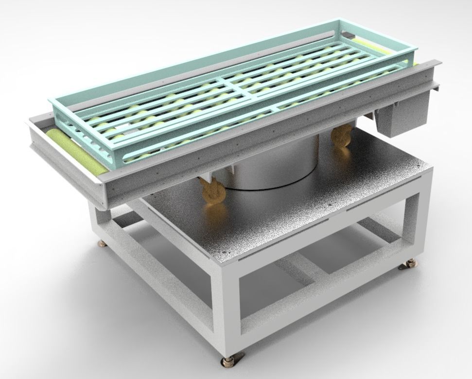 Rotating conveyor 3D model_2