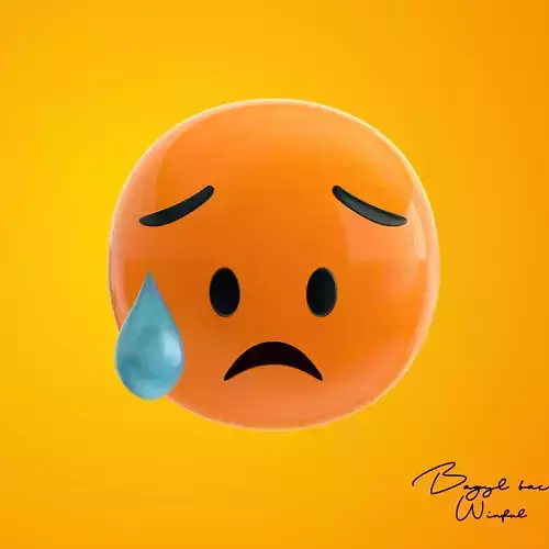 Emoji Sad But Relieved