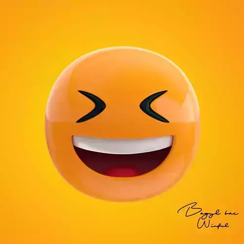 Emoji Grinning Face with Squintting Eyes