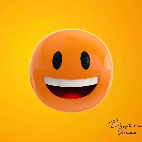 Emoji Grinning Face with Big Eyes