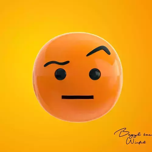 Emoji Face with Raised Eyebrow