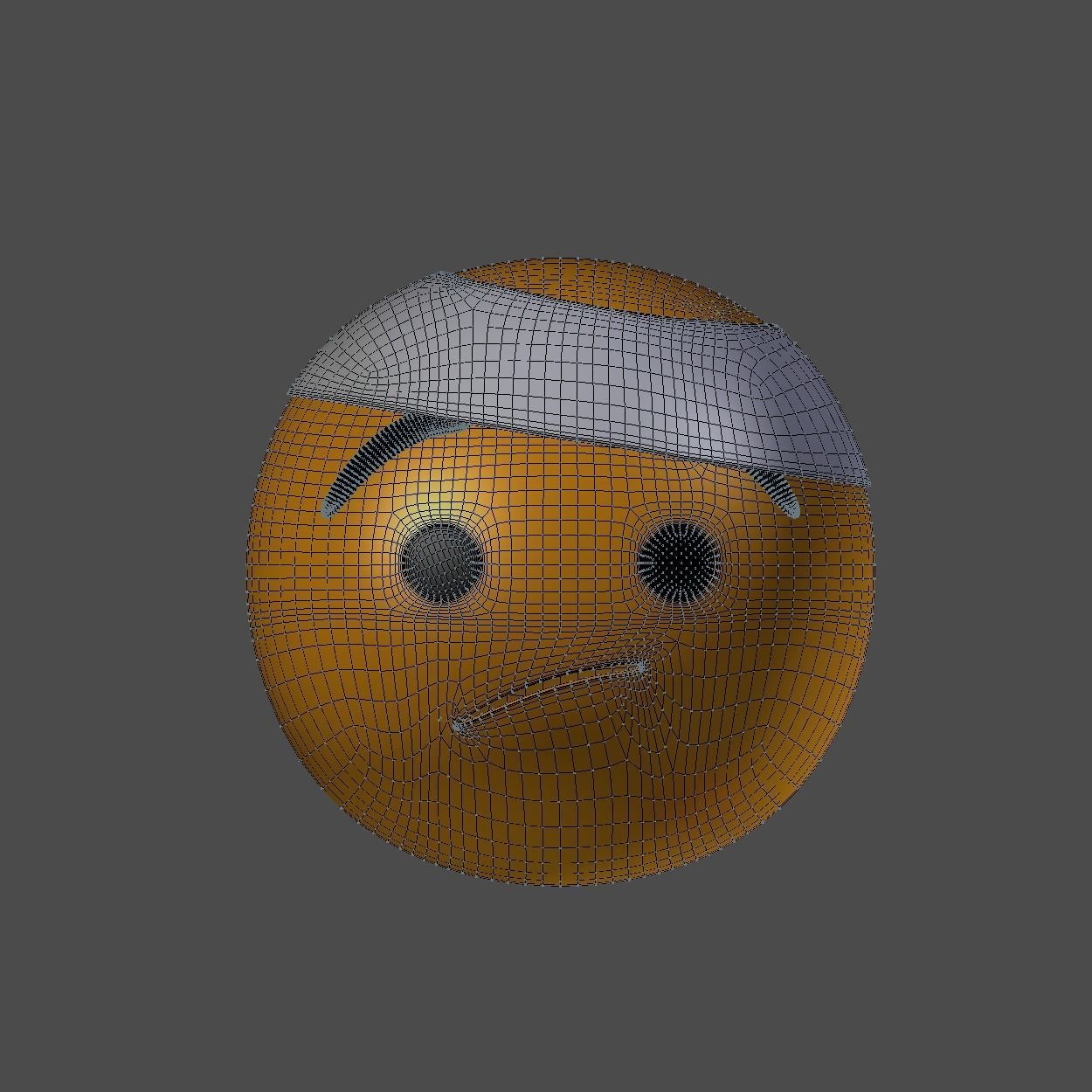 3D model Emoji Face with Head Bandage VR / AR / low-poly | CGTrader
