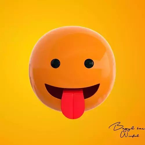 Emoji Face with a Tongue