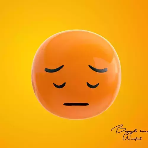 Emoji Disappointed Face