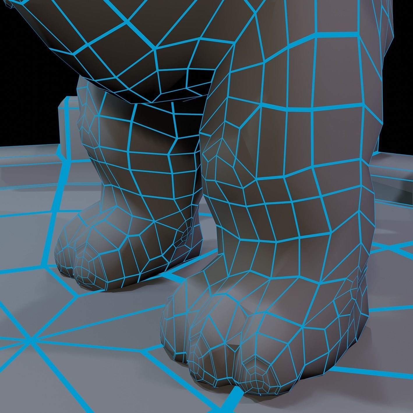 Rhino Stormer Low-poly 3D model_27