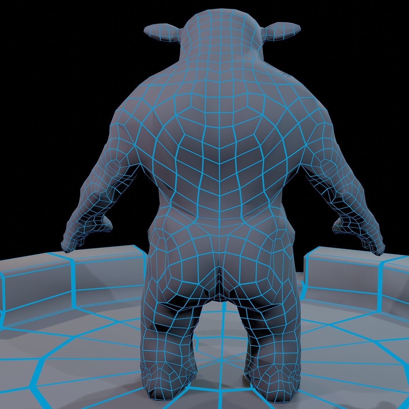 Rhino Stormer Low-poly 3D model_24