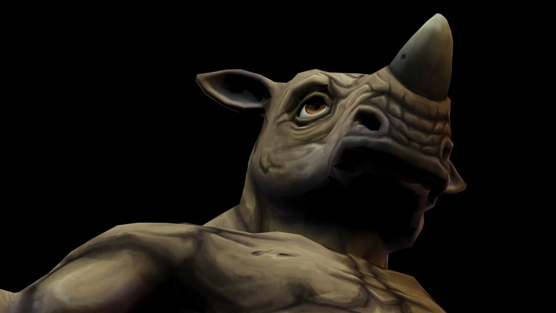 Rhino Stormer Low-poly 3D model_18