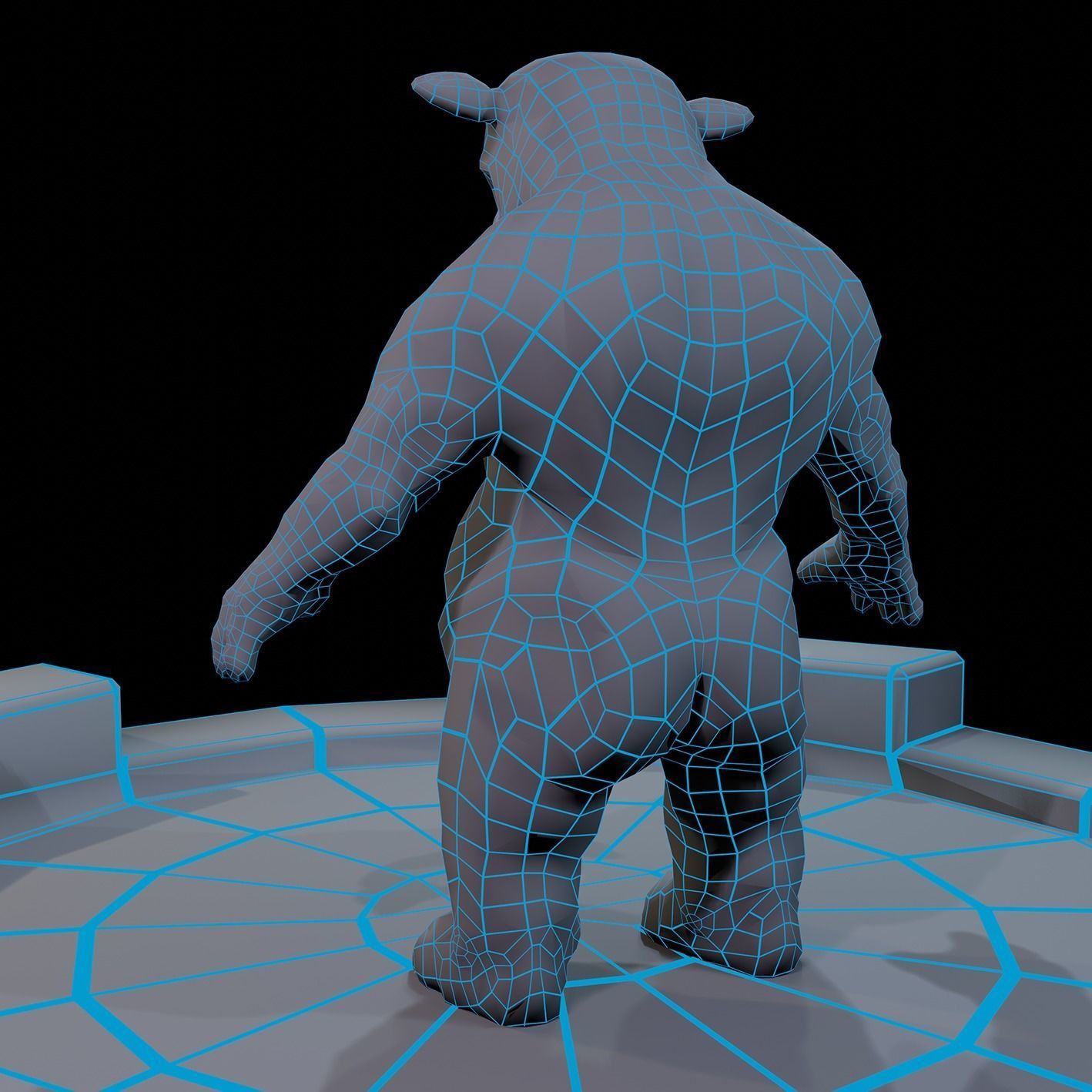 Rhino Stormer Low-poly 3D model_23