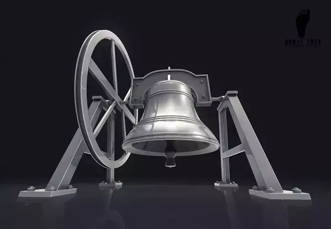 3D MISSION CHURCH BELL 3D model