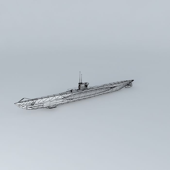Submarine Free 3D model_4