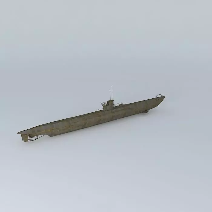 Submarine Free 3D model_0