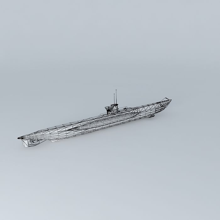 Submarine Free 3D model_3