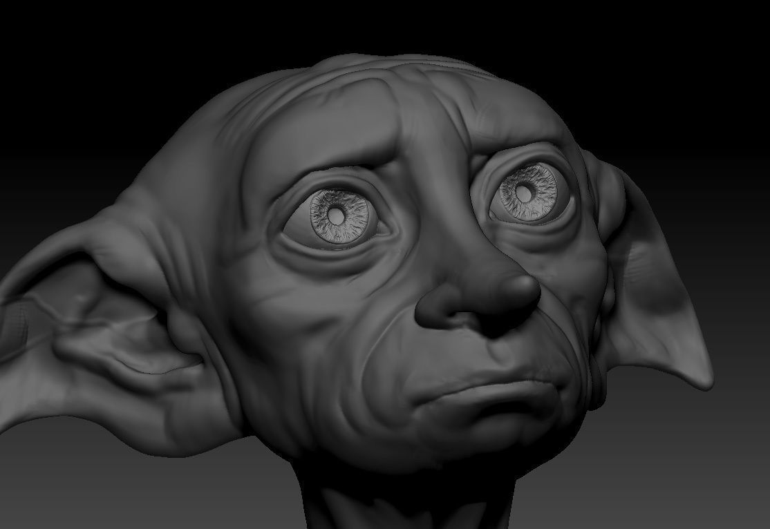 Dobby - Toby Jones - Harry Potter 3D print model_2