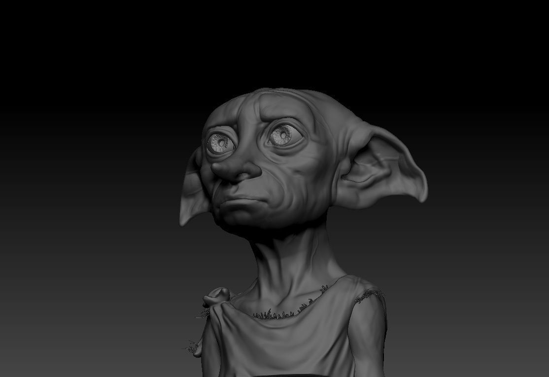 Dobby - Toby Jones - Harry Potter 3D print model_8