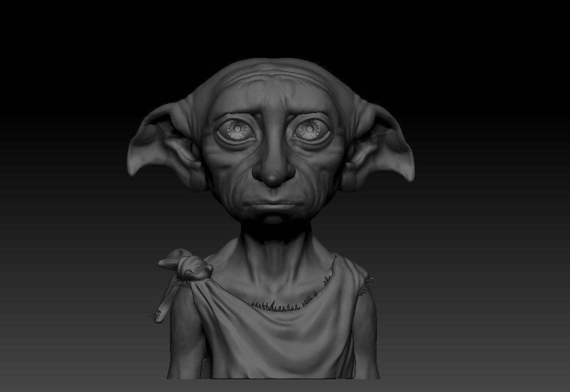 Dobby - Toby Jones - Harry Potter 3D print model_1