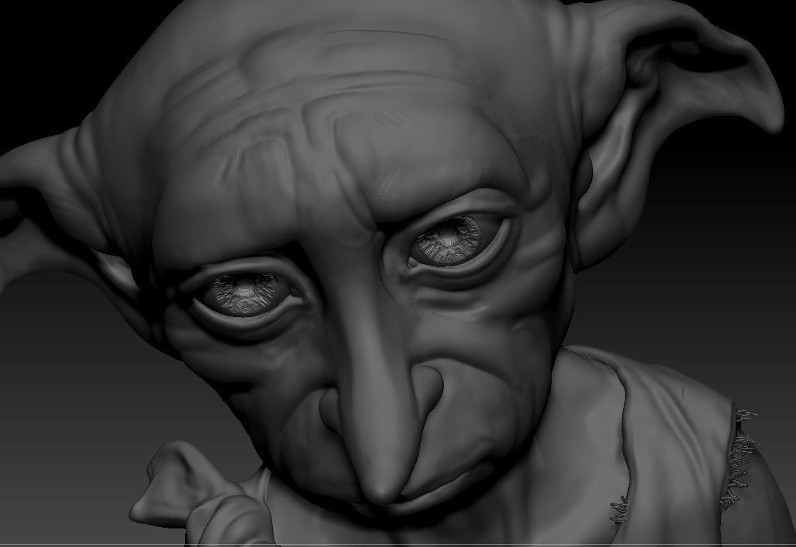 Dobby - Toby Jones - Harry Potter 3D print model_14