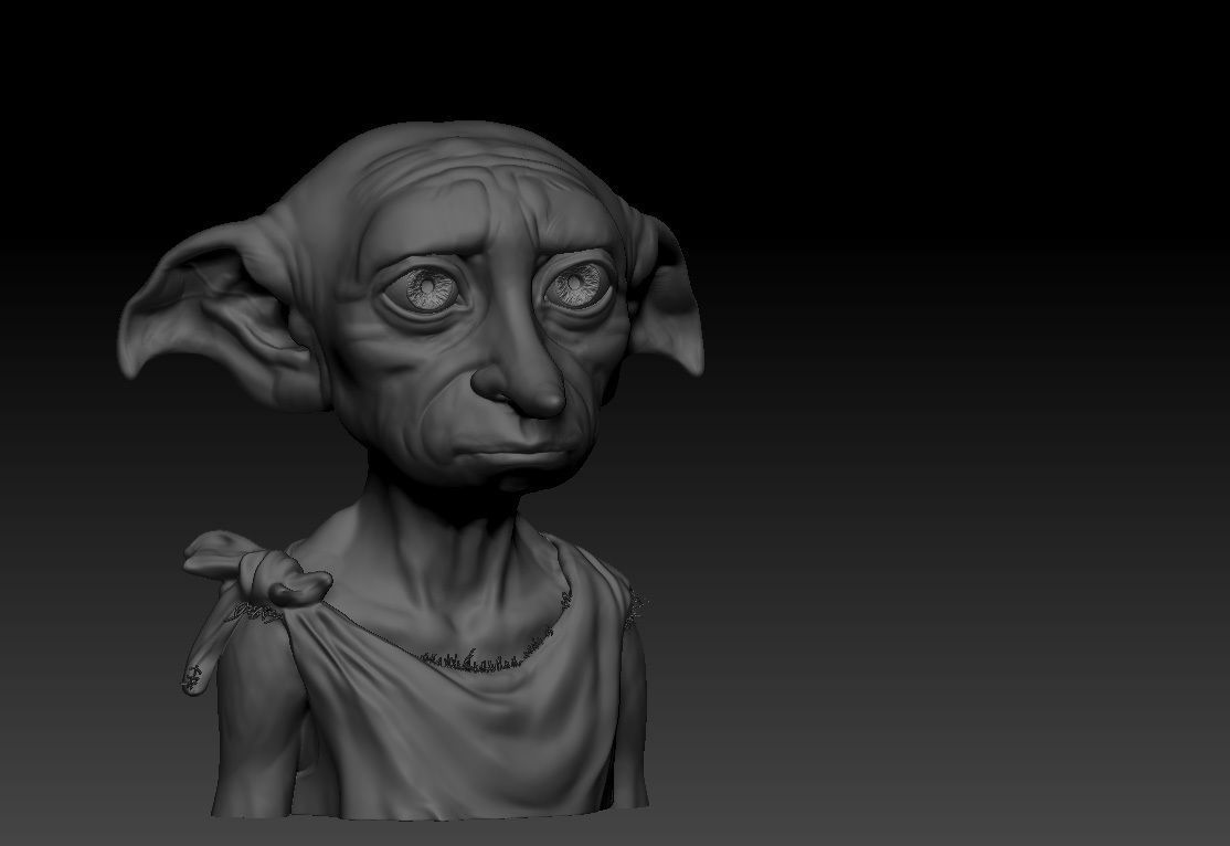 Dobby - Toby Jones - Harry Potter 3D print model_10