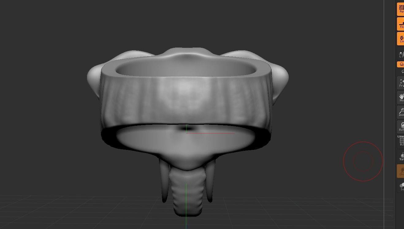 Elephant ring 3D print model_11