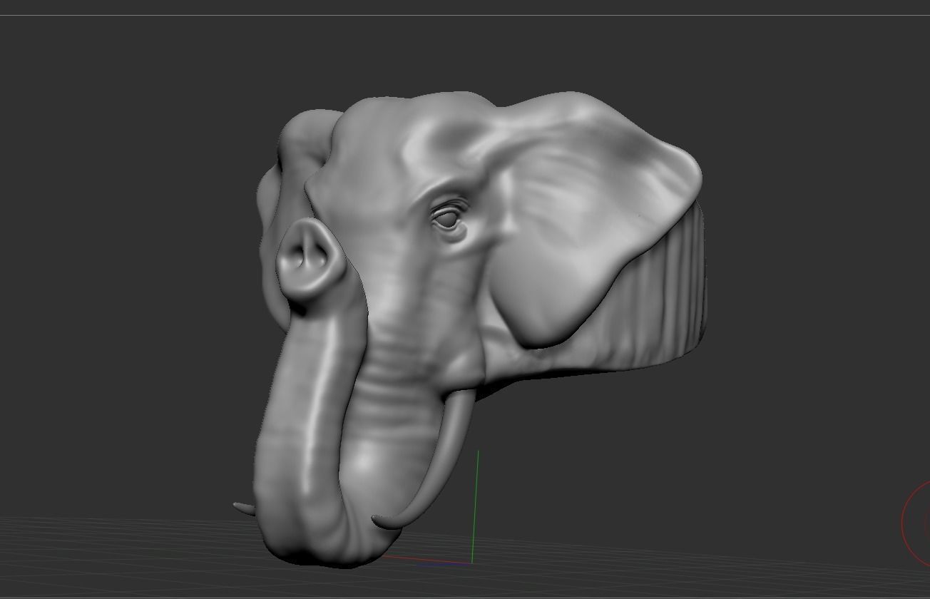 Elephant ring 3D print model_3