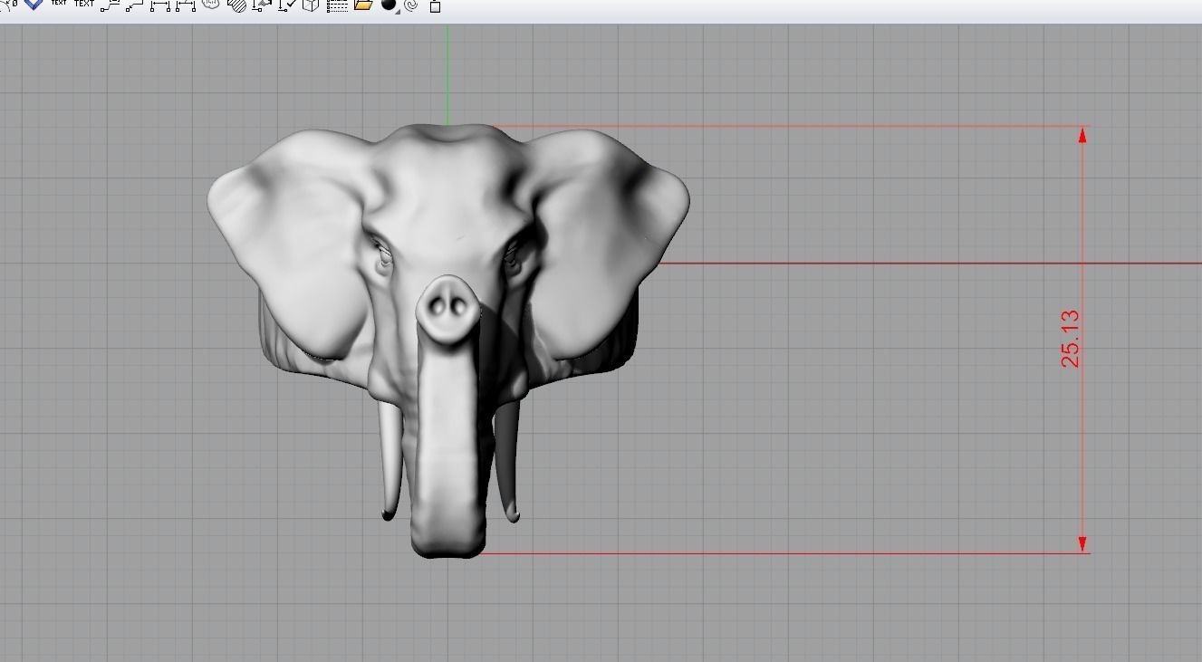 Elephant ring 3D print model_6