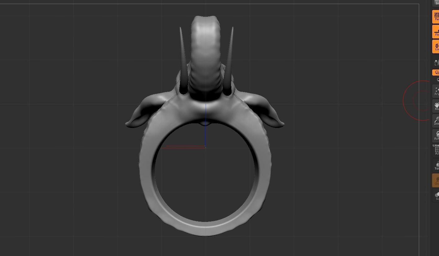 Elephant ring 3D print model_13