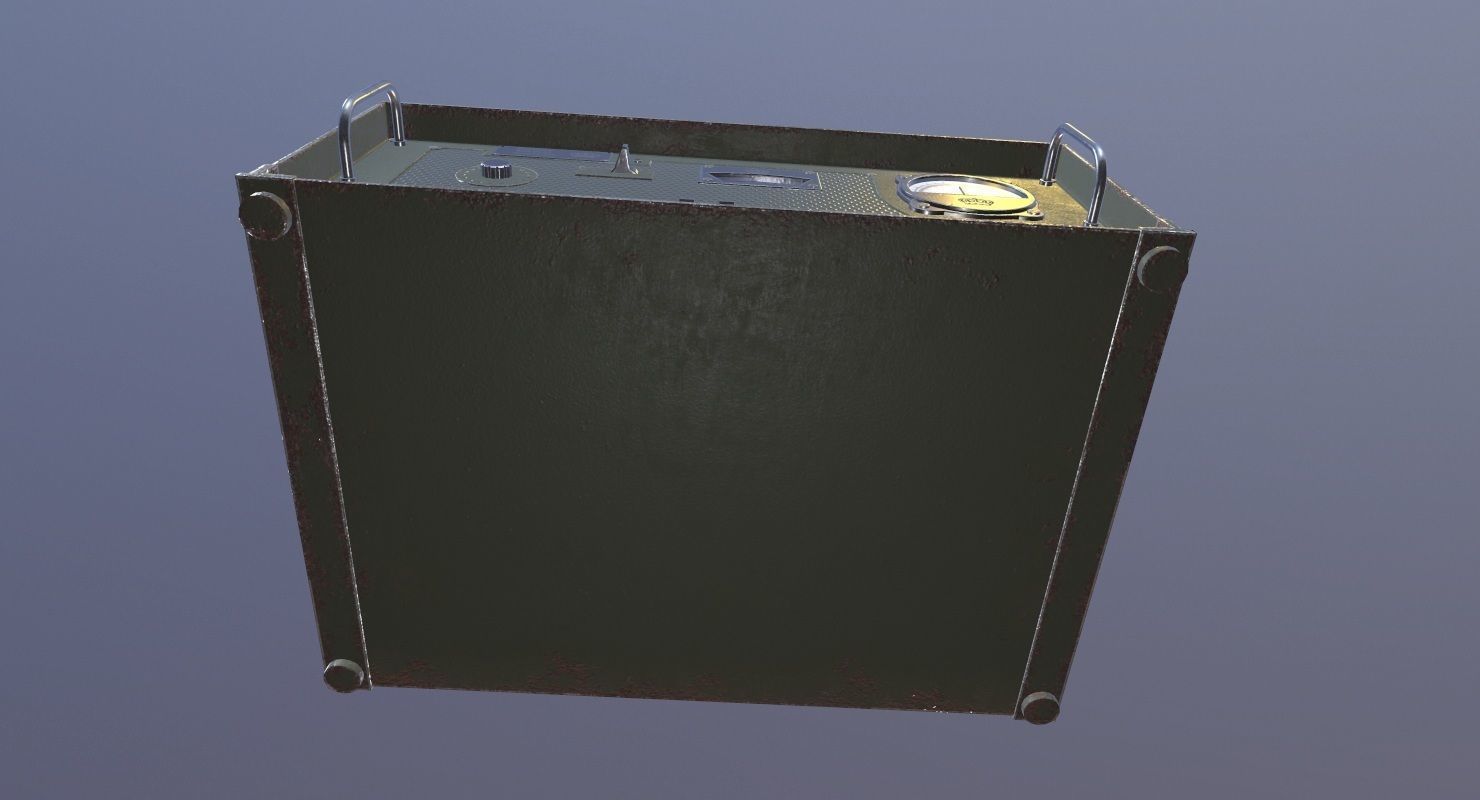 Transmitter Game Ready military device Low-poly 3D model_8
