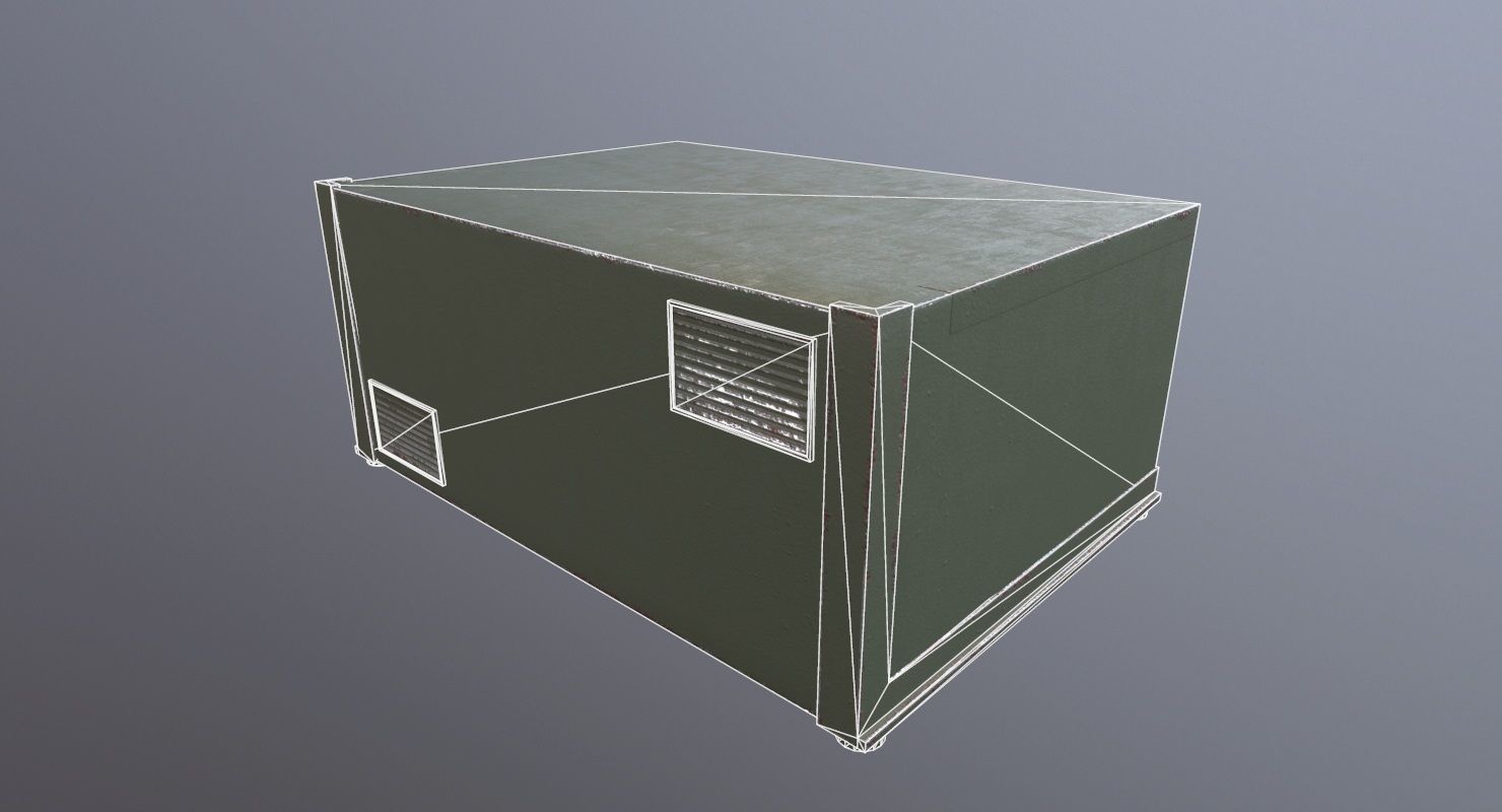 Transmitter Game Ready military device Low-poly 3D model_12