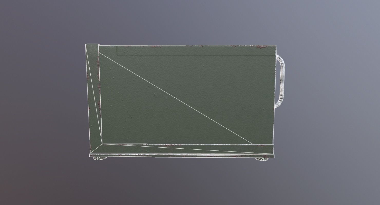 Transmitter Game Ready military device Low-poly 3D model_11