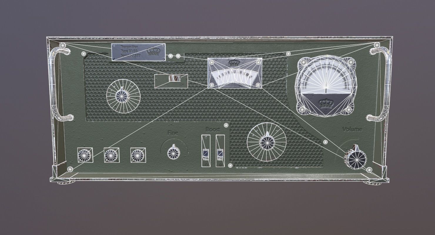 Transmitter Game Ready military device Low-poly 3D model_16