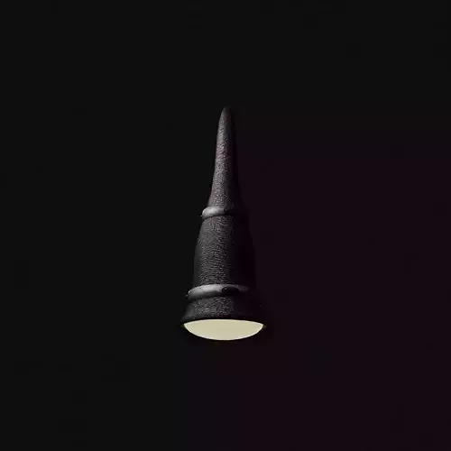 Futuristic lowpoly PBR Lamp