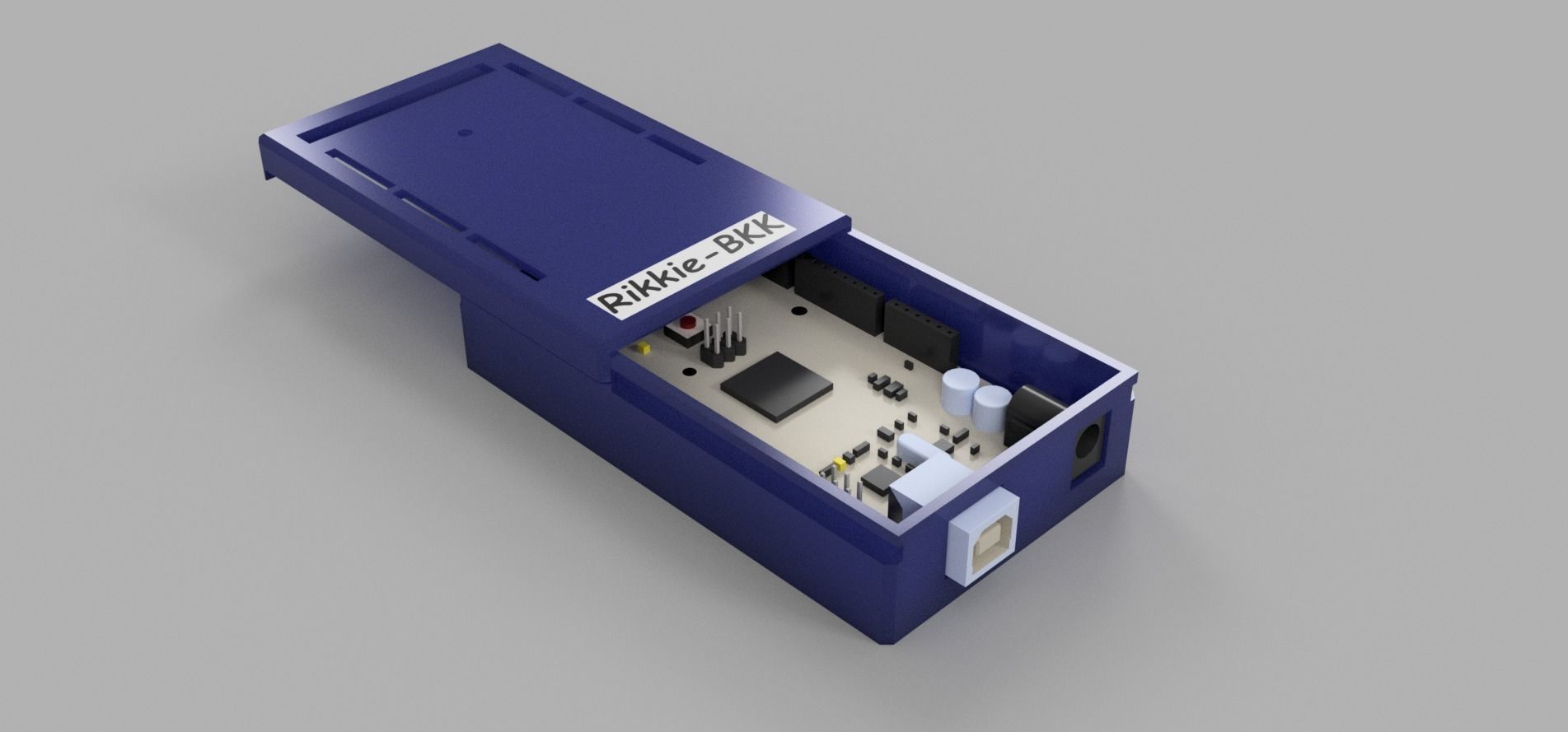 ARDUINO MEGA 2560 SLIDE BOX 3D print model_1
