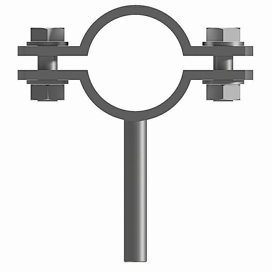 Industrial Pipe Clamps For DIN Metal Pipes - DIN3576 3D model_1