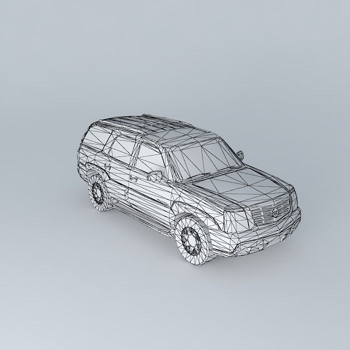 2004 Cadillac Escalade Free 3D model_3