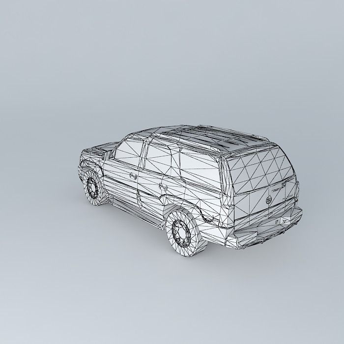 2004 Cadillac Escalade Free 3D model_4