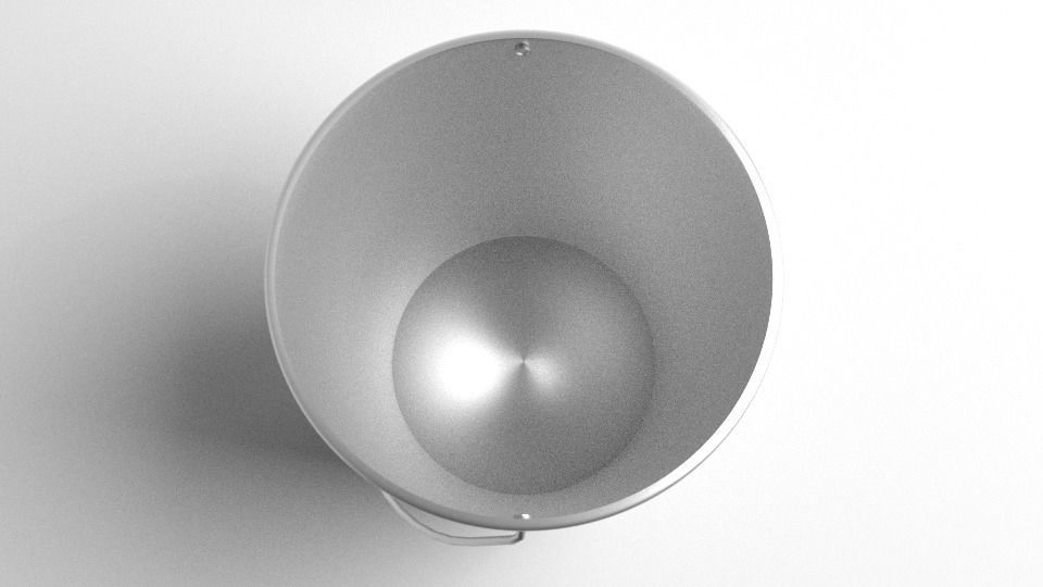 Steel Bucket 3D model_2