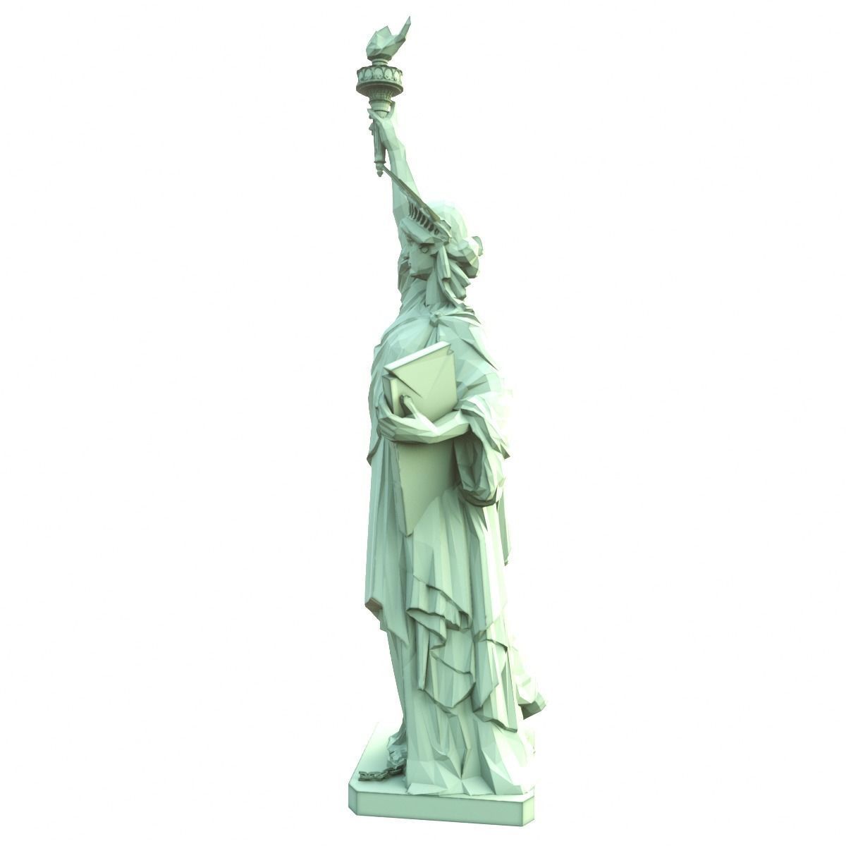 Statue of Liberty 3D model_2