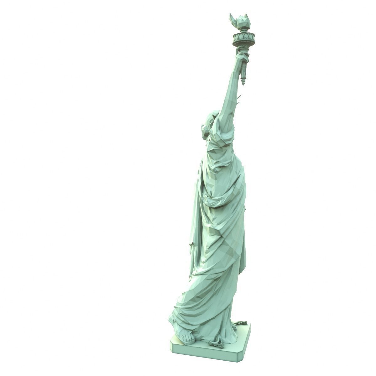 Statue of Liberty 3D model_4