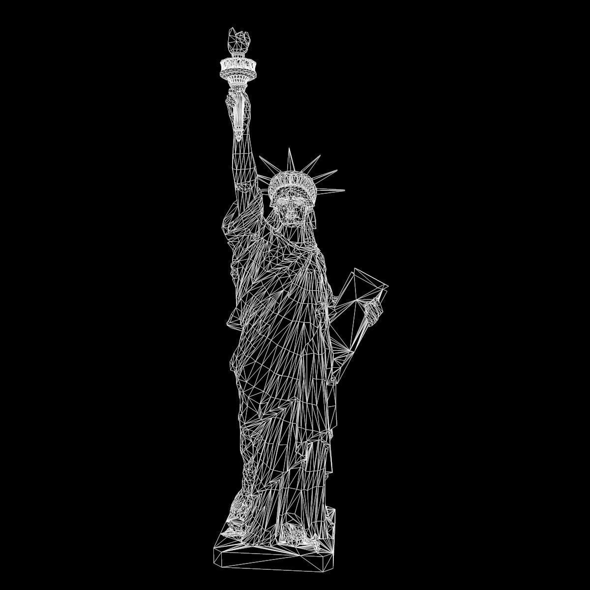 Statue of Liberty 3D model_5