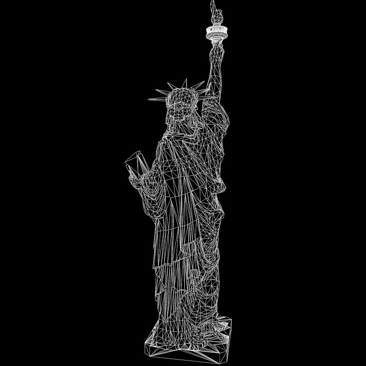 Statue of Liberty 3D model_6