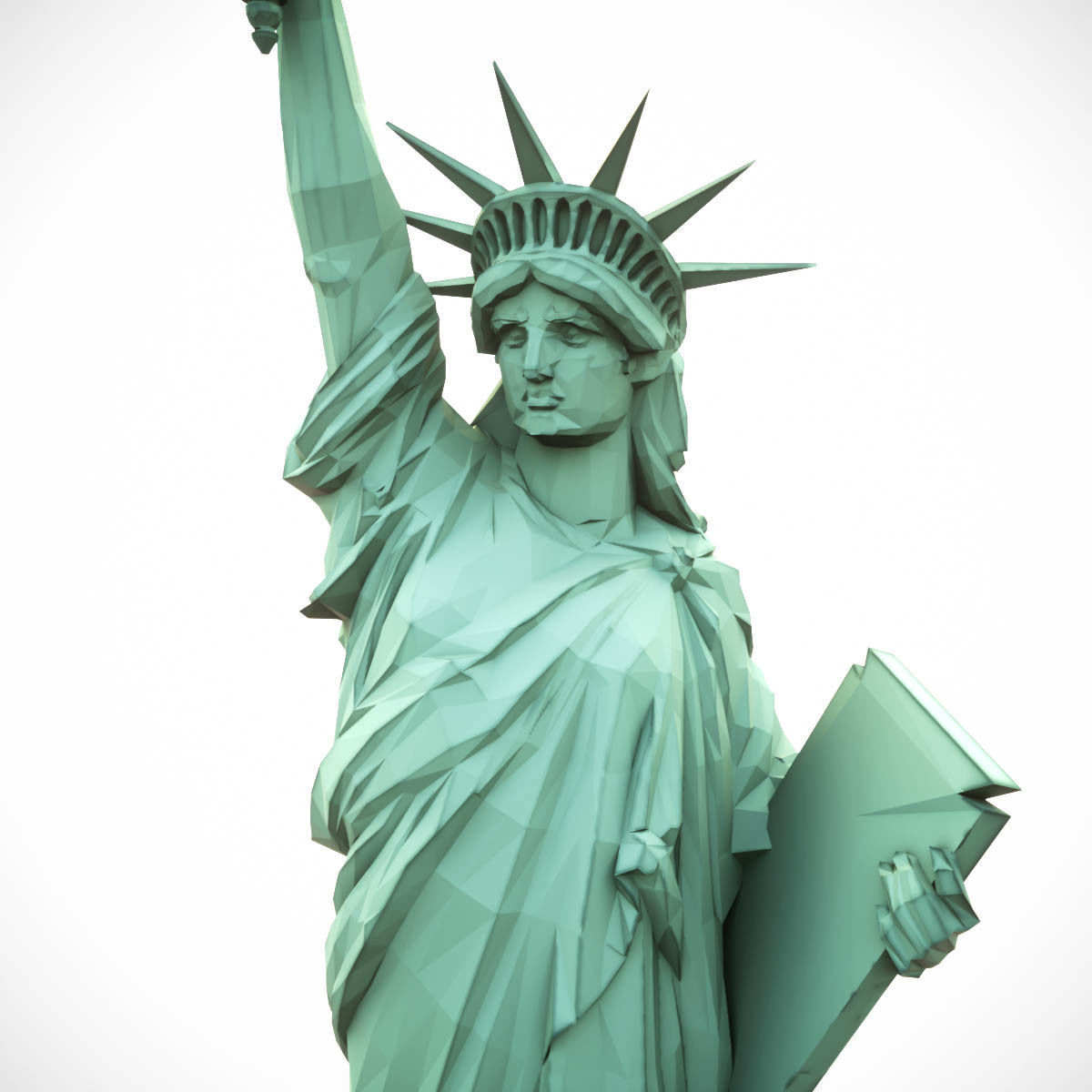 Statue of Liberty 3D model_1