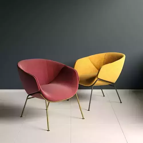 SP01 Anita Armchair Rod Base 3D model